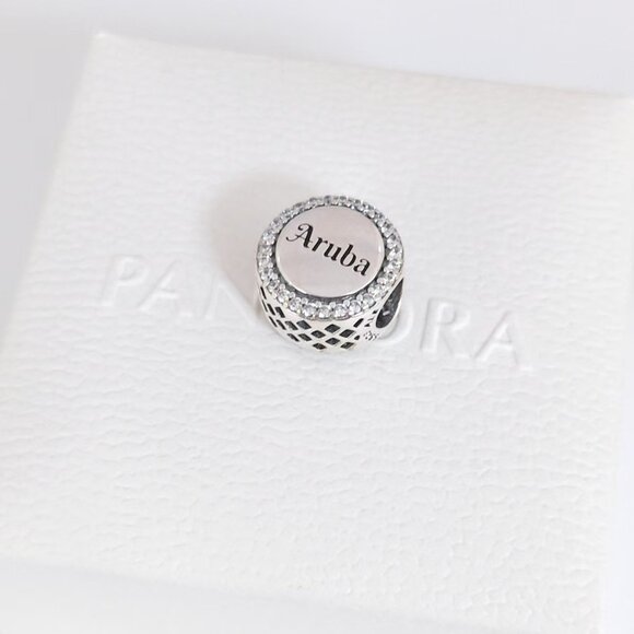 Pandora Divi Scene Aruba Bead Charm Divi Divi (Watapana) Tree Pendant S925 ALE - Picture 4 of 6